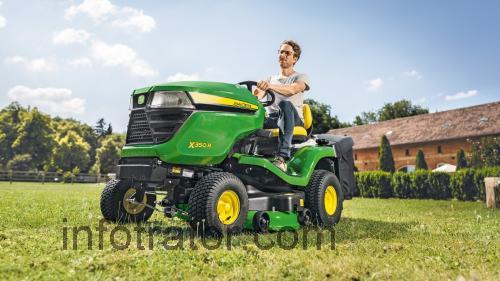 John Deere X350 avaliação e ficha técnica